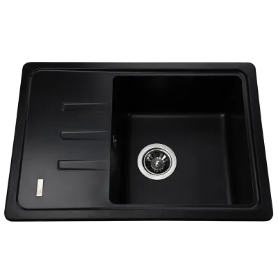 Гранітна мийка Globus Lux MONO 620х435-А0002, чорний